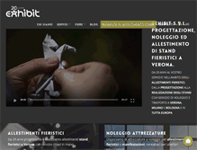 Tablet Screenshot of exhibitsrl.com